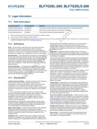 BLF7G20L-200 Datasheet Page 11