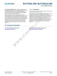 BLF7G20L-200 Datasheet Page 12