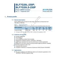 BLF7G20LS-250P Datasheet Cover