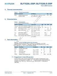 BLF7G20LS-250P Datasheet Page 3