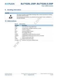 BLF7G20LS-250P Datasheet Page 11