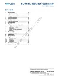 BLF7G20LS-250P Datasheet Page 15