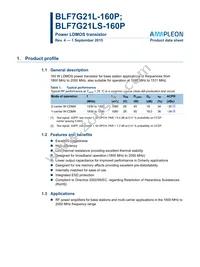 BLF7G21LS-160P Datasheet Cover