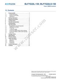 BLF7G22L-130 Datasheet Page 15