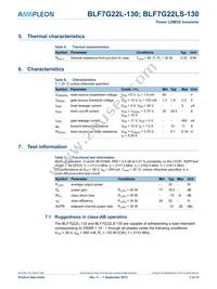 BLF7G22L-130 Datasheet Page 3