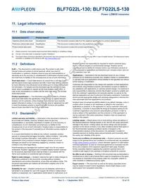 BLF7G22L-130 Datasheet Page 13