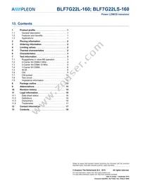 BLF7G22L-160 Datasheet Page 18