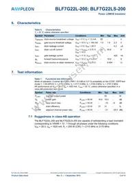 BLF7G22L-200 Datasheet Page 3