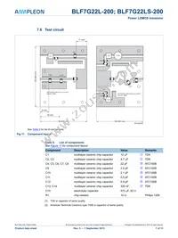 BLF7G22L-200 Datasheet Page 7