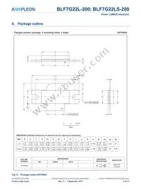 BLF7G22L-200 Datasheet Page 8