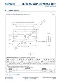 BLF7G22L-250P Datasheet Page 9