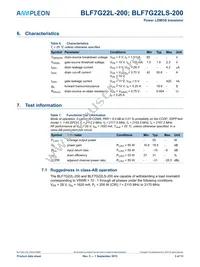 BLF7G22LS-200 Datasheet Page 3
