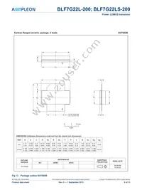 BLF7G22LS-200 Datasheet Page 9