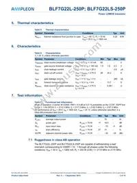 BLF7G22LS-250P Datasheet Page 3