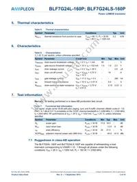BLF7G24LS-160P Datasheet Page 3