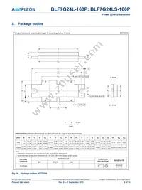 BLF7G24LS-160P Datasheet Page 9