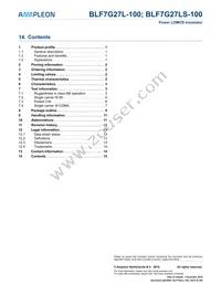 BLF7G27L-100 Datasheet Page 15