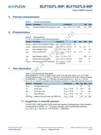 BLF7G27LS-90P Datasheet Page 3