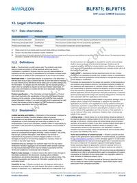 BLF871S Datasheet Page 18