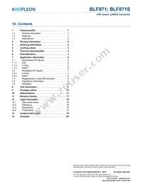 BLF871S Datasheet Page 20