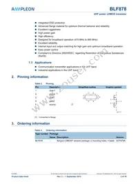 BLF878 Datasheet Page 2