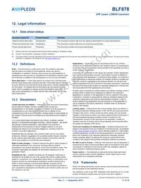 BLF878 Datasheet Page 17