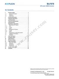 BLF878 Datasheet Page 19