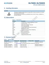 BLF888DSU Datasheet Page 9