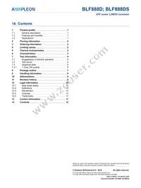 BLF888DSU Datasheet Page 12