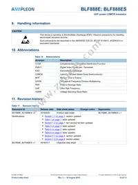 BLF888ESU Datasheet Page 10