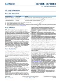 BLF888ESU Datasheet Page 11