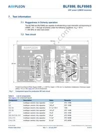 BLF898U Datasheet Page 4