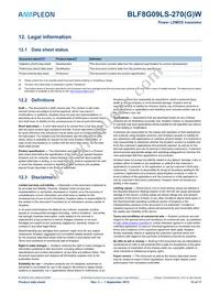 BLF8G09LS-270WU Datasheet Page 15