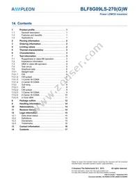 BLF8G09LS-270WU Datasheet Page 17