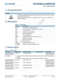 BLF8G09LS-400PGWJ Datasheet Page 14