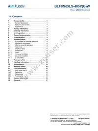 BLF8G09LS-400PGWJ Datasheet Page 17