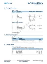 BLF8G10LS-270 Datasheet Page 2