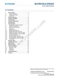 BLF8G10LS-270 Datasheet Page 17