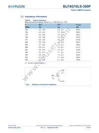 BLF8G10LS-300PU Datasheet Page 4