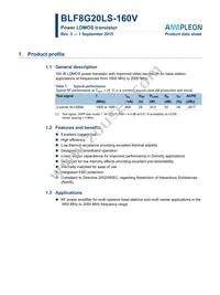 BLF8G20LS-160VU Datasheet Cover