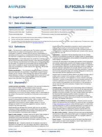 BLF8G20LS-160VU Datasheet Page 11