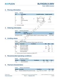 BLF8G20LS-200V Datasheet Page 2