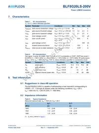 BLF8G20LS-200V Datasheet Page 3