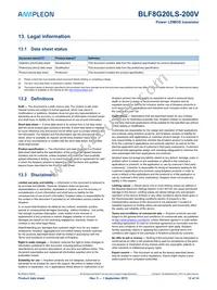 BLF8G20LS-200V Datasheet Page 12