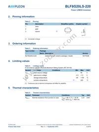 BLF8G20LS-220U Datasheet Page 2