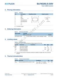 BLF8G20LS-230VJ Datasheet Page 2