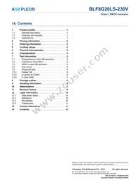 BLF8G20LS-230VJ Datasheet Page 12