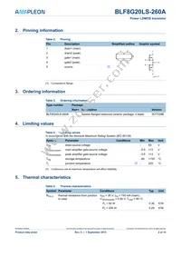 BLF8G20LS-260A Datasheet Page 2