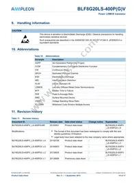 BLF8G20LS-400PGVJ Datasheet Page 14