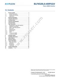 BLF8G20LS-400PGVJ Datasheet Page 17